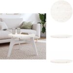 Dessus de table rond blanc Ø60x3 cm bois de pin massif - dessus de table - plateau de table - bois de ... Dessus de table rond blanc Ø60x3 cm bois de pin massif - dessus de table - plateau de table - bois de ...