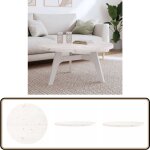 Dessus de table rond blanc 90x3 cm bois de pin massif - dessus de table - plateau de table - bois de ...