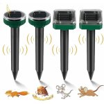 Detaupeur solaire 4pcs anti taupe ultrason repulsif serpent chasse taupes eliminer prise ultrason souris ... Detaupeur solaire 4pcs anti taupe ultrason repulsif serpent chasse taupes eliminer prise ultrason souris ...