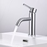 Detbom robinet salle de bain mitigeur monocommande lavabo mitigeur de lavabo eau chaude et froide rglable ...