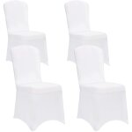 Detex� 4x housse de chaise tissu stretch oeko - tex� standard 100 opaque infroissable amovible mariage ...