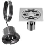 D�tecteur de capteur d'alarme de fuite d'eau, d�tecteur de capteur d'alarme d'alarme d'inondation filaire ...