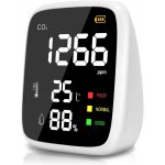 Détecteur de co2, 400 à 5000 ppm capteur co2 maison, mini compteur detecteur co2, température de haute ... Détecteur de co2, 400 à 5000 ppm capteur co2 maison, mini compteur detecteur co2, température de haute ...