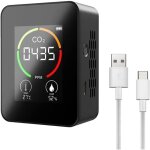 Détecteur de dioxyde de carbone, détecteur de qualité de l'air, compteur de co2 intérieur, moniteur numérique, ... Détecteur de dioxyde de carbone, détecteur de qualité de l'air, compteur de co2 intérieur, moniteur numérique, ...