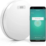 D�tecteur de fum�e connect� - batterie de 10 ans - alarme incendie wifi avec smart life - - 1 pi�ce