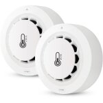 Détecteur de fumée wifi, 1 pack capteur de température et humidité, thermomètre sans fil hygromètre, ... Détecteur de fumée wifi, 1 pack capteur de température et humidité, thermomètre sans fil hygromètre, ...