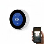 [jamais utilis�] d�tecteur de gaz wi - fi, alarme gaz pour les m�nages, compatible gaz de ville / m�thane ...