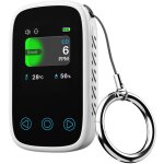 Dtecteur 3 en 1 de monoxyde de carbone avec cran tactile hd, portable et rechargeable. capteur de tempratur ...