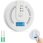 Detecteur monoxyde carbone - 9, 5 x 3, 2cm ultra sensibles r�ponse rapide d�tecteur de monoxyde de carbone ...