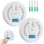 Detecteur monoxyde carbone - 9, 5 x 3, 2cm ultra sensibles r�ponse rapide d�tecteur de monoxyde de carbone ...