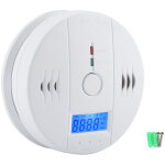 D�tecteur de monoxyde de carbone avec affichage led / capteur �lectronique, d�tecteur d'alarme de monoxyde ...