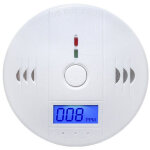 D�tecteur de monoxyde de carbone avec affichage num�rique et alarme sonore domestique, aliment� par batterie ...