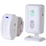 Dtecteur de mouvement rechargeable - dtecteur de mouvement pir sans fil avec veilleuse, carillon de ...