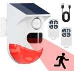 D�tecteur de mouvement solaire, d�tecteur de mouvement ext�rieur, d�tecteur de pr�sence infrarouge sans ...