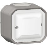 Dtecteur mural plexo sans neutre 100w led - composable gris - legrand