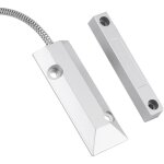 D�tecteur de porte � contact magn�tique, alarme pour portes et fen�tres m�talliques, syst�me d'alarme ...