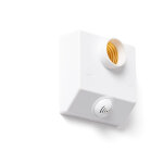 D�tecteur sonore cr�pusculaire mural pour ampoules e27 blanc