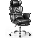 Devaise - fauteuil direction ergonomique - cuir recyclé, dossier inclinable 90° - 145°, repose - pieds, ... Devaise - fauteuil direction ergonomique - cuir recyclé, dossier inclinable 90° - 145°, repose - pieds, ...