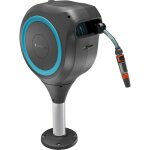 Gardena - dvidoir automatique rollup s pour terrasse. bleu turquoise. tuyau 15 m. enroulement automatique ...