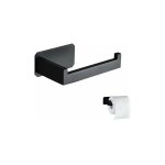 Devidoir papier toilette acier inoxydable derouleur papier toilette mural original sans percage noir ...