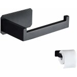 Devidoir papier toilette acier inoxydable derouleur papier toilette mural original sans percage noir ...