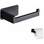 Devidoir papier toilette acier inoxydable derouleur papier toilette mural original sans percage noir ...