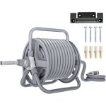 Outsunny - dévidoir sur pied ou mural - enrouleur tuyau 20 + 2 m - lance arrosage réglable - support ... Outsunny - dévidoir sur pied ou mural - enrouleur tuyau 20 + 2 m - lance arrosage réglable - support ...