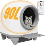 Devoko litire auto - nettoyante pour chat, bac  litire autonettoyante, limination des odeurs, contrle ...