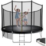 Trampoline extrieur enfants 366cm / 12ft, trampoline pour jardin, set accesoire complet : filet de ...
