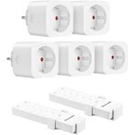 5 prises t�l�command�es on / off + 2 t�l�commandes, blanc 16a 3680w - dewenwils