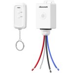 Dewenwils interrupteur sans fil ext�rieur avec t�l�commande, 3000w, 230v ensemble d'interrupteurs d'�clairage ...