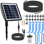 Dewin - systme d'irrigation goutte  goutte solaire systme d'arrosage automatique avec minuterie pour ...