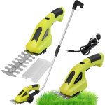 Dewinner coupe bordure sans fil, 2 en 1 cisaille à gazon 7. 2v, taille haies sans fil, manche long télescopiqu ... Dewinner coupe bordure sans fil, 2 en 1 cisaille à gazon 7. 2v, taille haies sans fil, manche long télescopiqu ...