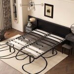 Dewinner ? sommier � lattes 140 x 200 cm ? �paisseur 29 cm ? ergonomique avec 7 pieds durables ? 16 lattes ...