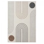 Tapis salon et chambre 120x170 crème rectangle tissé motif géométrique rerand Tapis salon et chambre 120x170 crème rectangle tissé motif géométrique rerand