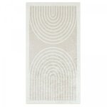 Dezenco - tapis salon et chambre 160x230 beige rectangle tissé motif géométrique gutopia Dezenco - tapis salon et chambre 160x230 beige rectangle tissé motif géométrique gutopia