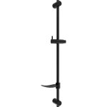 Df barre de douche avec porte - savon 80 cm, noir - 79382 - 70 - mexen