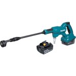 Dhw 180 t1 nettoyeur � pression sur batterie 18 v 24 bar + 1x batterie 5, 0 ah - sans chargeur - makita ...