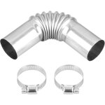 Diesel heater connecteur de tuyau d'chappement tuyau d'chappement tube coude connecteur accessoires ...