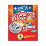 Diffuseur électrique anti - moustiques + 1 recharge liquide tp18 - stopic Diffuseur électrique anti - moustiques + 1 recharge liquide tp18 - stopic