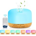 Diffuseur d'huiles essentielles, 450ml humidificateur d'aromath�rapie � ultrasons � ar�me, f�te des m�res ...