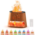 Diffuseur d'huiles essentielles ultrasonique 2 - en - 1, humidificateur d'air d'aromath�rapie avec effet ...