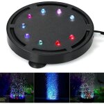 Diffuseur d'oxyg�ne pour aquarium, diffuseur d'air pour aquarium, �clairage led rvb, d�coration d'aquarium, ...
