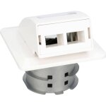 Digitus dn - 93201 - ftth - bo�te de jonction en fibre optique - 2 ports - pour adaptateur sc ou lc - ...