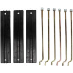 Dilwe kit de plaque de maintien de batterie 1013683, plaque de retenue de batterie, 101090801 pour �crou ...