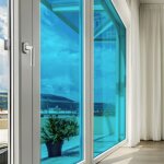 Film couleur bleu transparent - 123 cm x 0. 5 m - en rouleau - dimexact Film couleur bleu transparent - 123 cm x 0. 5 m - en rouleau - dimexact