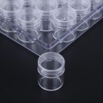 Dioche petits contenants ronds 30 pi�ces en plastique transparent stockage de perles de bijoux petits ...