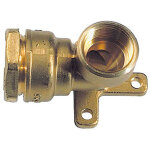 Dipra - raccord laiton applique f 20 - 15 / 21