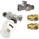 Dipra - robinet thermostatique + te reglage + 15 / 21 - 14cu