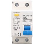 Disjoncteur 1p + n, interrupteur de protection contre les fuites, 10a 230v ac, rail din mcb pour la maison ...